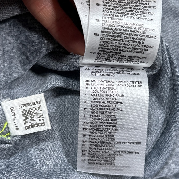 Adidas Real Madrid James Rodriguez 2015 2016 Gray Away Soccer Jersey Mens XL - Picture 11 of 12